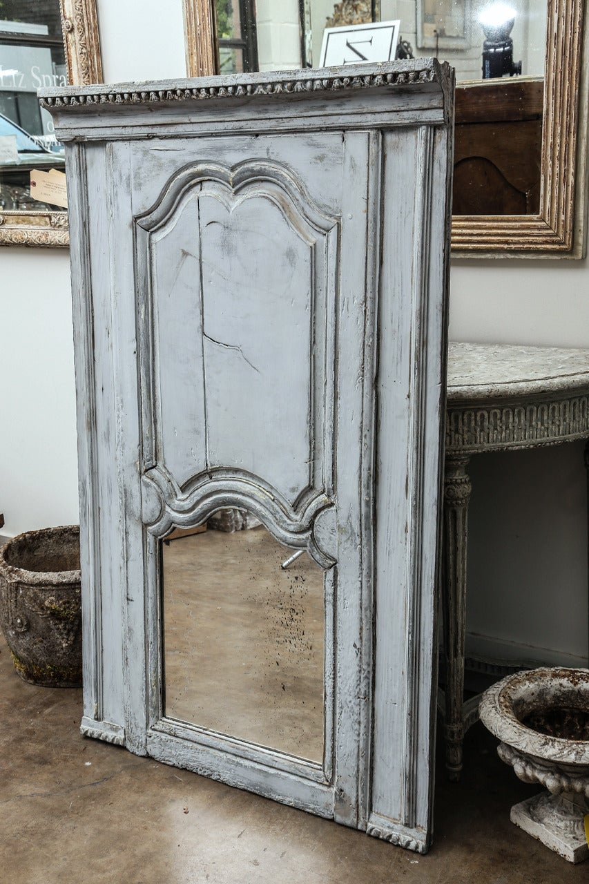 French 19th Century  Trumeau Mirror For Sale