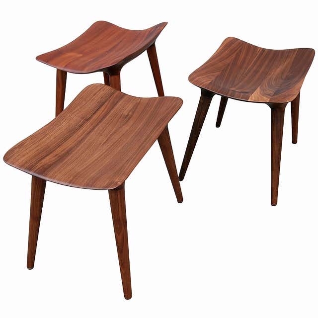 Handmade Wooden Stools at 1stDibs | custom wooden stools
