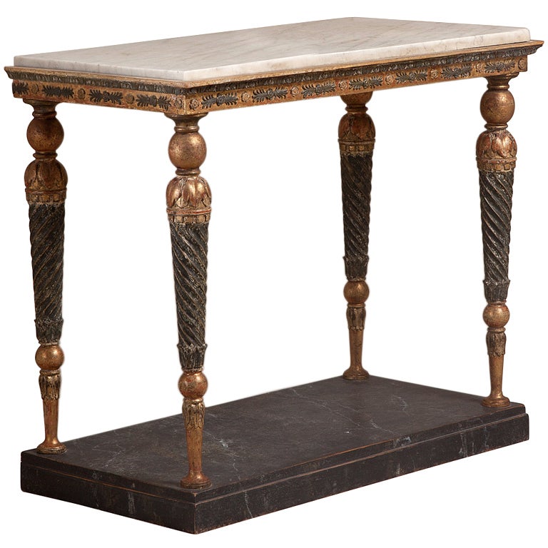 A Swedish Empire Console Table circa 1800