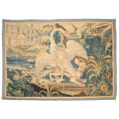 Antique 18th C Aubusson Tapestry