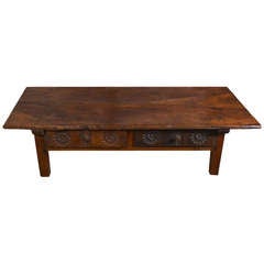 Antique 18th c. Chestnut Table from Spain