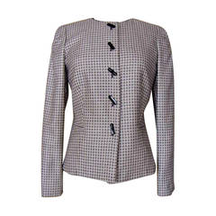 GIORGIO ARMANI jacket Cashmere Silk beautiful design details NEW 46