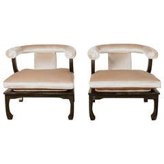 A Pair of Elegent Regency Style Chairs