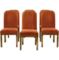 Set of 6 stunning Dining Chairs by Pierre Cardin