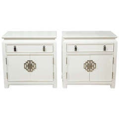 A Pair of Art Deco Style Side Cabinets