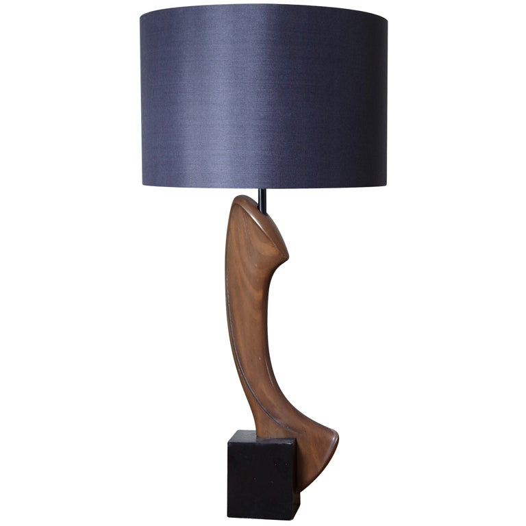Mid Century Modern Sculpture Lamp By the Laurel Lamp Company For Sale