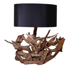 Oversized1960's Driftwood Lamp