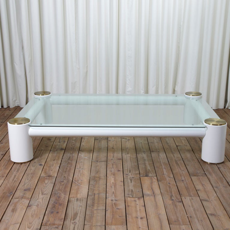 Oversized Coffee Table in the manner of Karl Springer