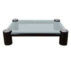 Chic Oversized Coffee Table, after Karl Springer