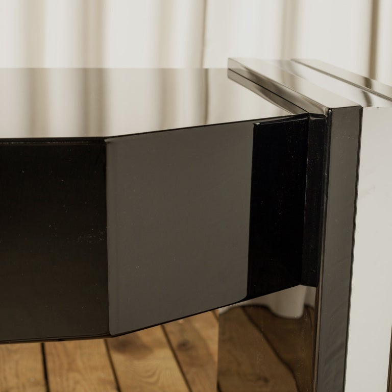 Stunning High Gloss Sculptural Console Table