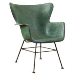 Used Prototype Fiberglass Shell Chair by Lawrence Peabody ca 1955