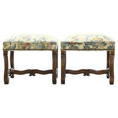 Pair of 19th Century "Tabouret" Louis XIV Style