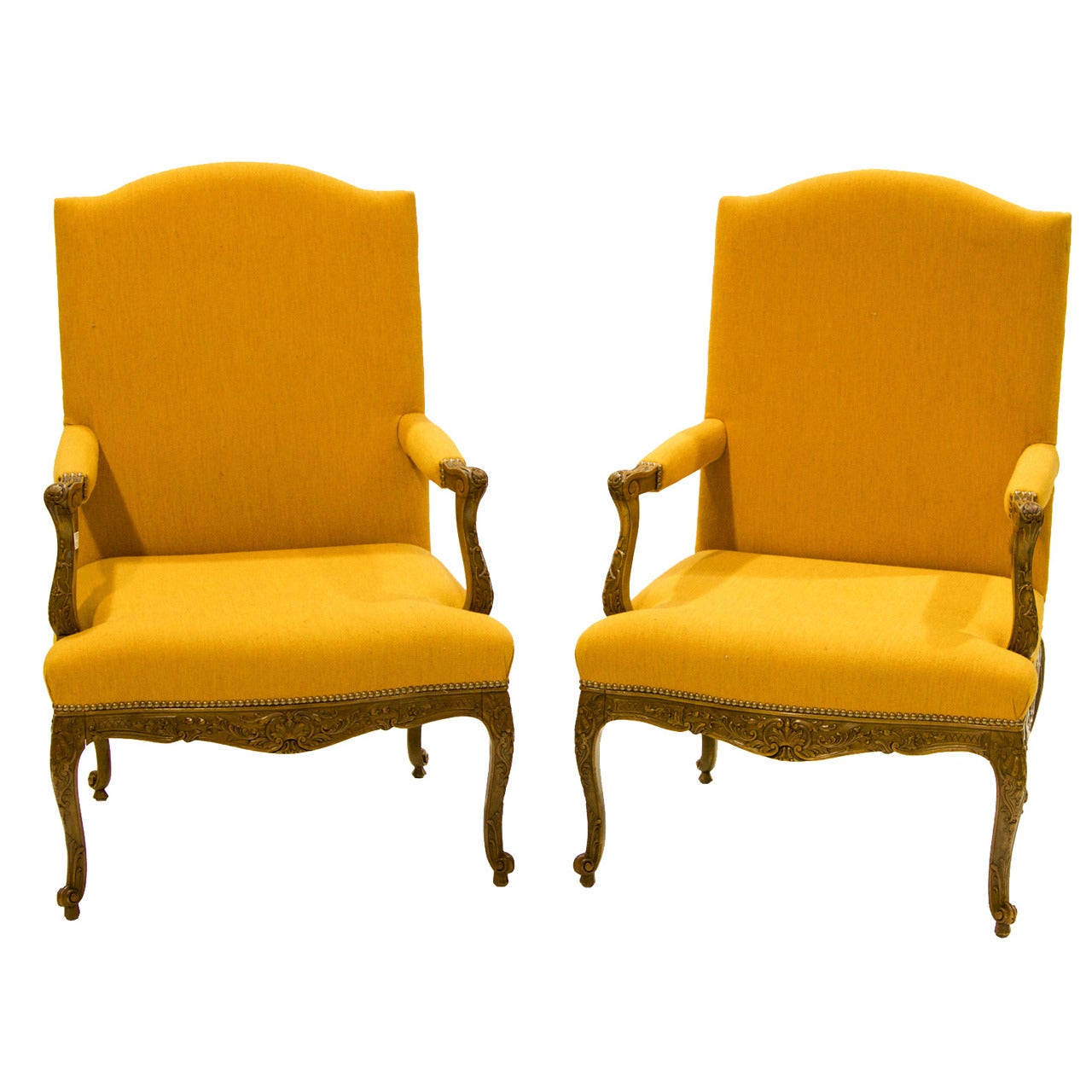 19th Century Pair of Regence Style Armchairs