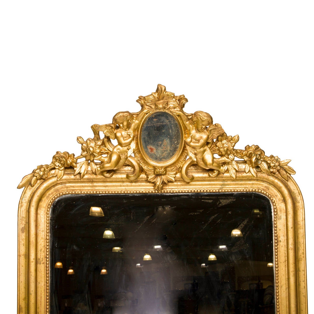 French Louis Philippe Style Antique Mirror
