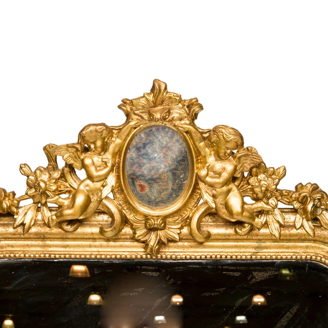 Mid-19th Century Louis Philippe Style Antique Mirror