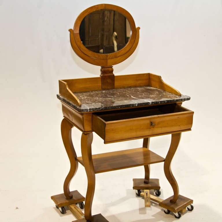 19th Century Louis Philippe Fruitwood Dressing Table 1