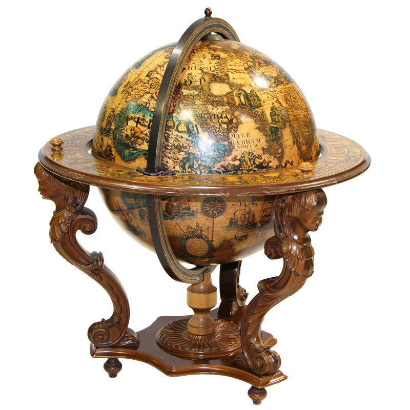 An Italian Baroque Globe Bar