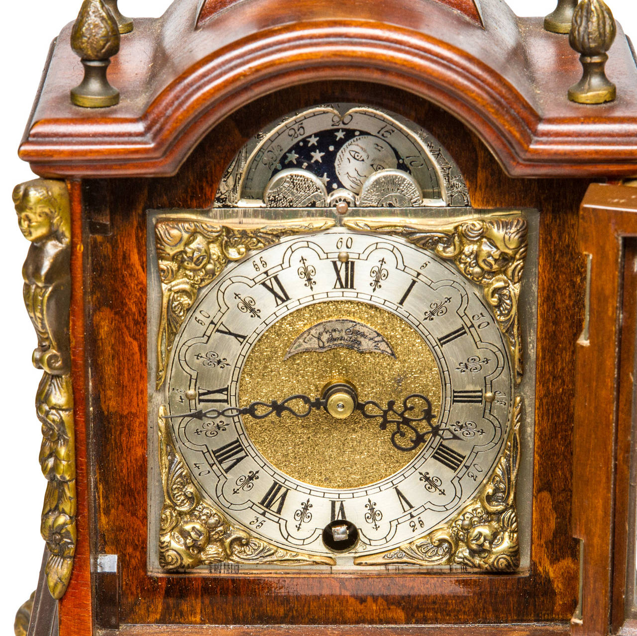 1920s Small English Mantle Clock by John Smith of London In Excellent Condition In Hixson, TN