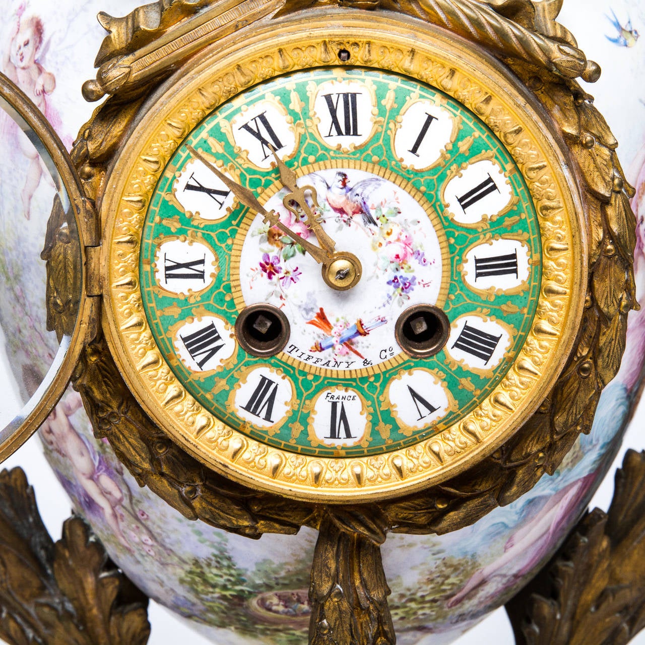 19th Century Louis XV Three Piece Clock Set 1