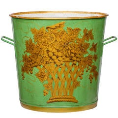 Zinc Painted French Bucket with Handles