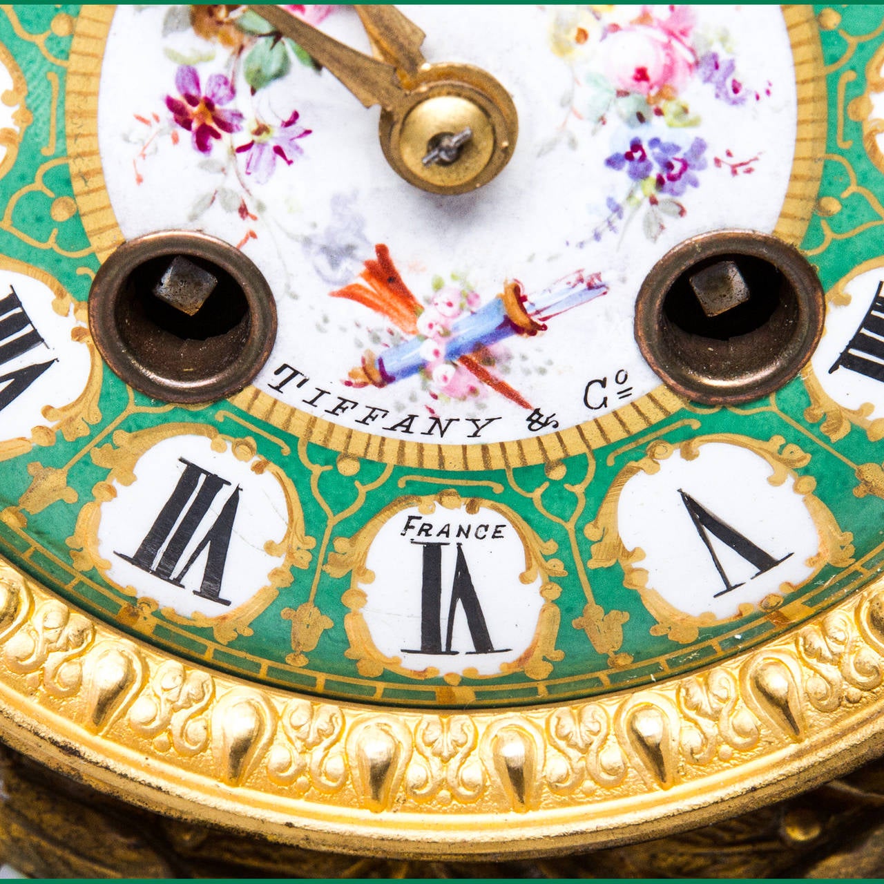 19th Century Louis XV Three Piece Clock Set 2