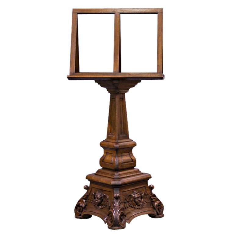 French Renaissance Pulpit Revolving Bookstand