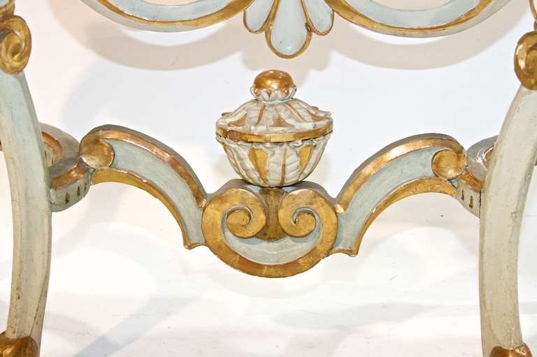 Early 19th Century Painted and Gilded Console In Good Condition In Hixson, TN
