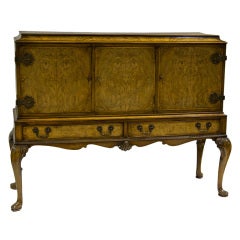 Queen Anne Style Serving Cabinet