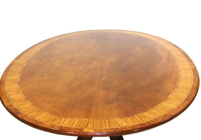 Sheraton A Fine Oval Breakfeast Table Made By Restall Brown In England