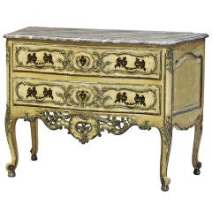 Louis XV Style Painted Commode
