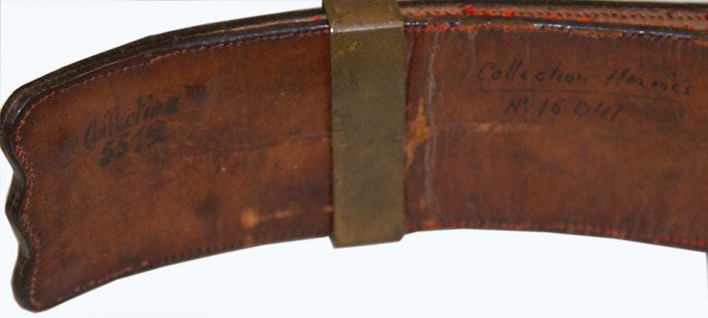 antique brass dog collar
