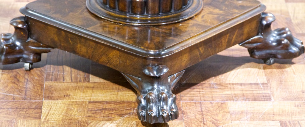 French A Louis Philippe Marble Top Center Table