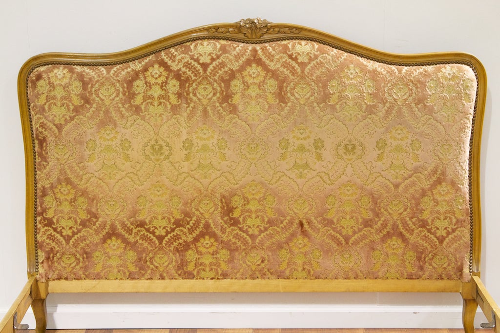 Mid-20th Century French Upholstered Bed