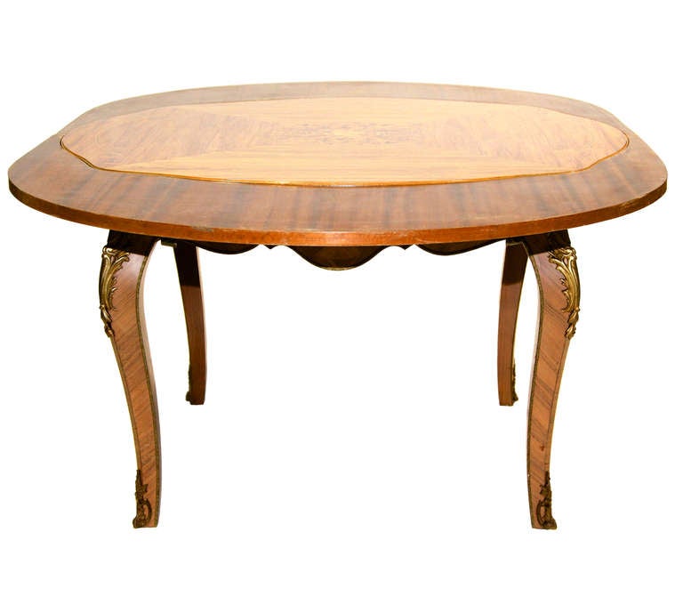 Louis XV Marquetry Center Table 2