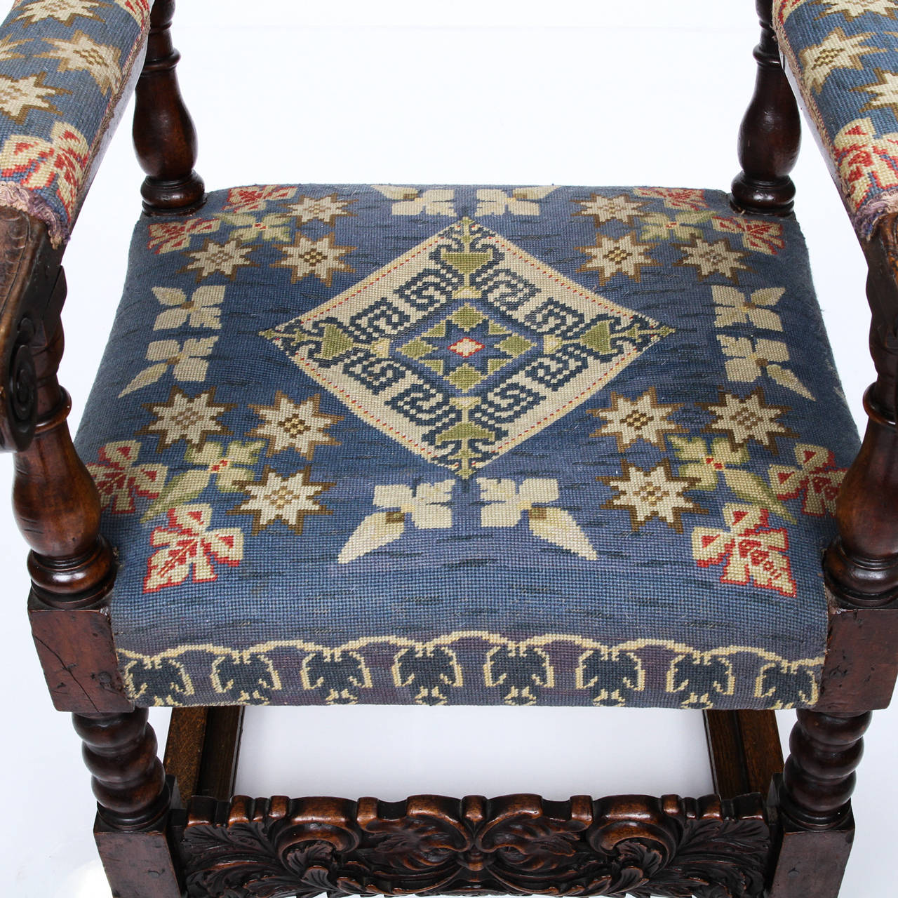 Early 19th Century French Armchair with the Mistral Wind Mask 2