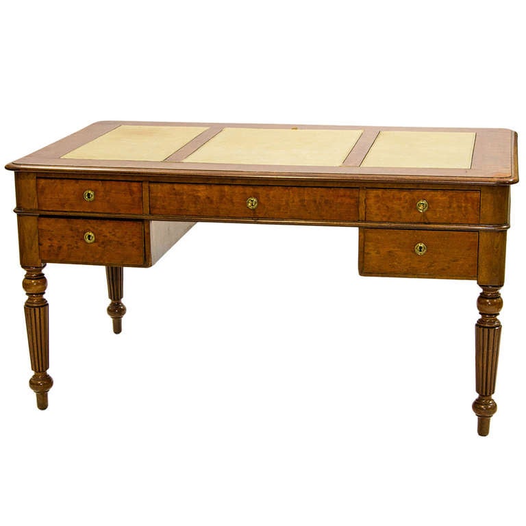 19th Century English Writing Desk with Lift Panel at 1stdibs