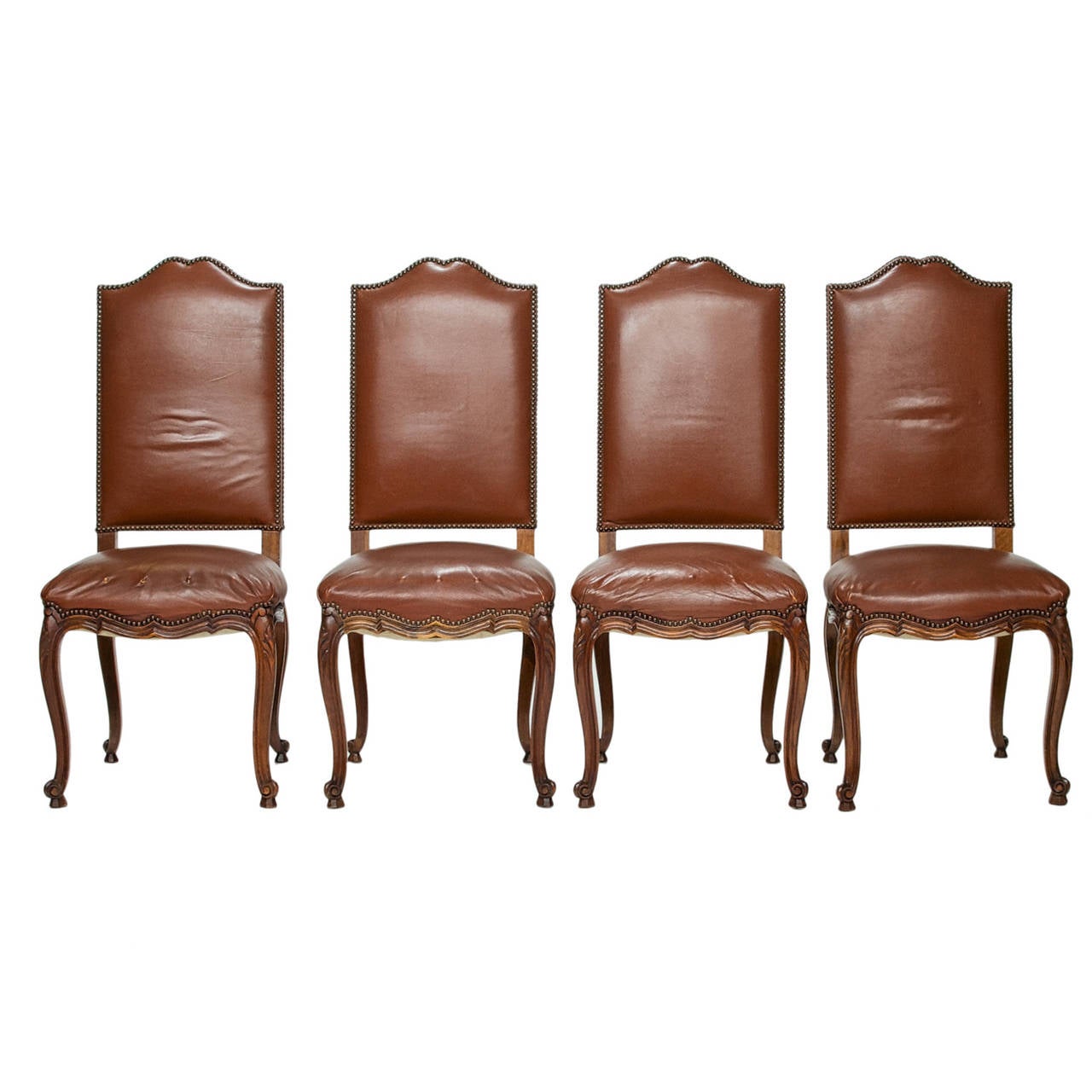 A Fine Set Of 8 French Beechwood Side Chairs

A nice set of 8 side chairs made of beechwood from France. This is a very desirable model and not always easy to find. This set is very sound and sturdy for everyday use. These have a wonderful Walnut
