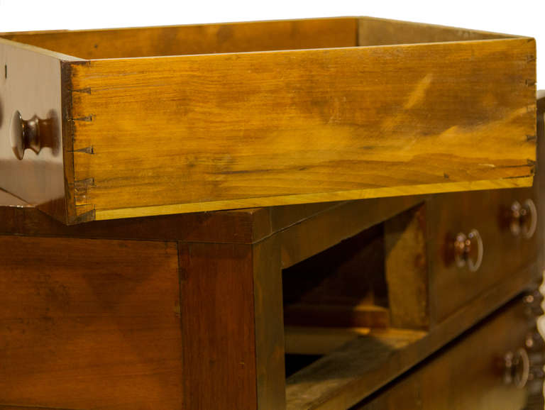 19th Century American Empire Mahogany Chest of Drawers 2