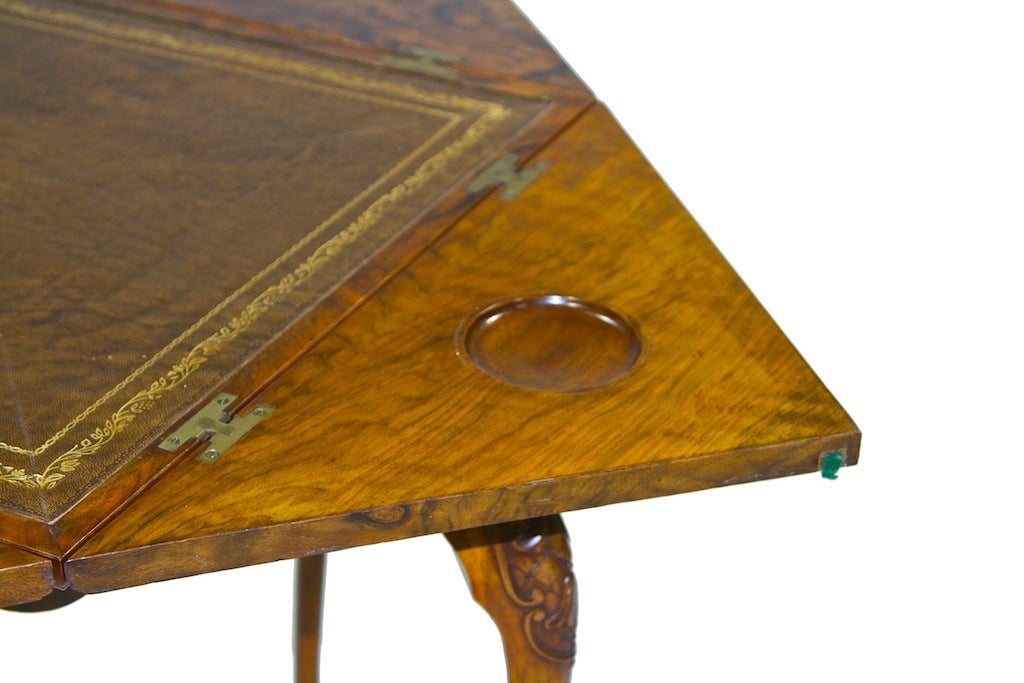 19th Century A Charming Chippendale Style Envelope Game Table