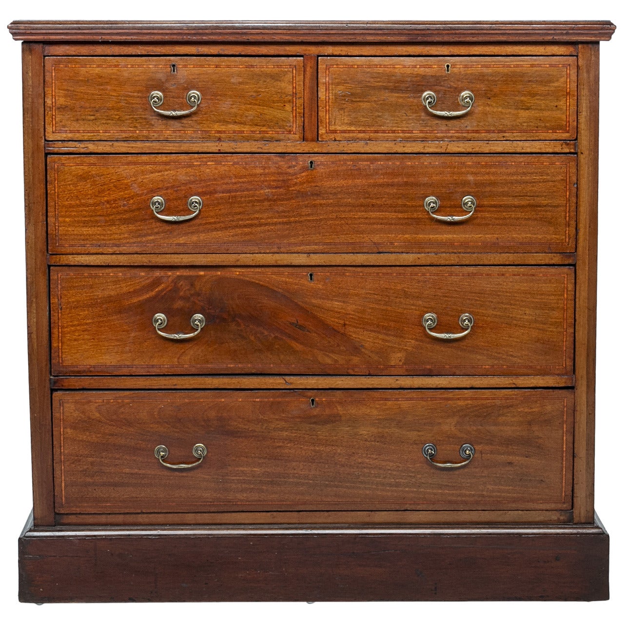 Edwardian Inlaid Chest of Drawers