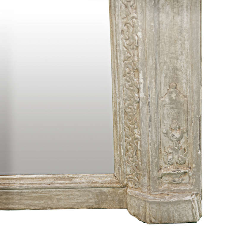 19th Century French Renaissance Overmantel Mirror 5