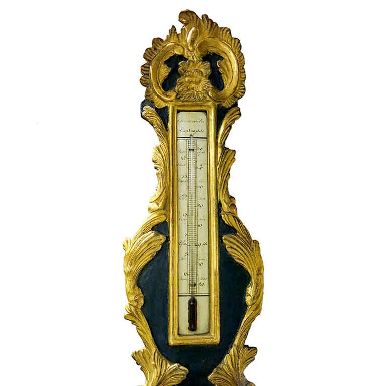 French 19th Century Baroque Barometer