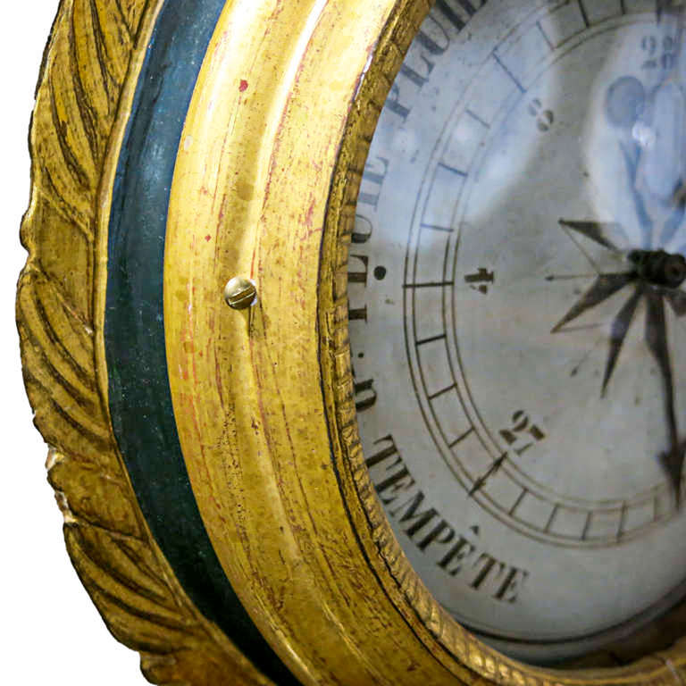 19th Century Baroque Barometer In Good Condition In Hixson, TN