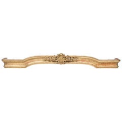 Antique Louis XV Gold Leaf Valance from the 19th Century