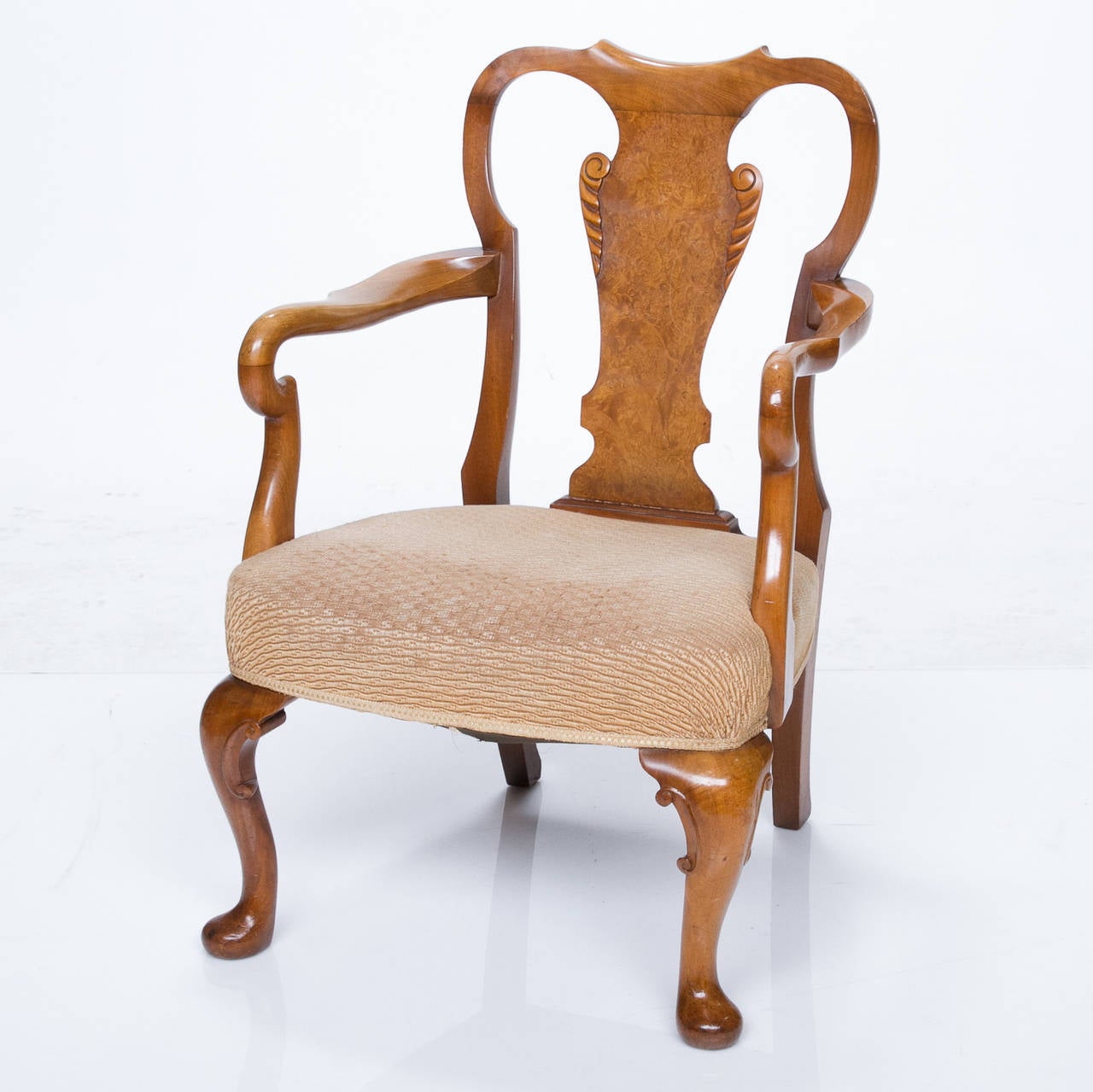 19th Century Queen Anne Childs Chair 1