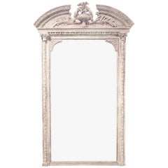 19th Century French Painted Wall Mirror