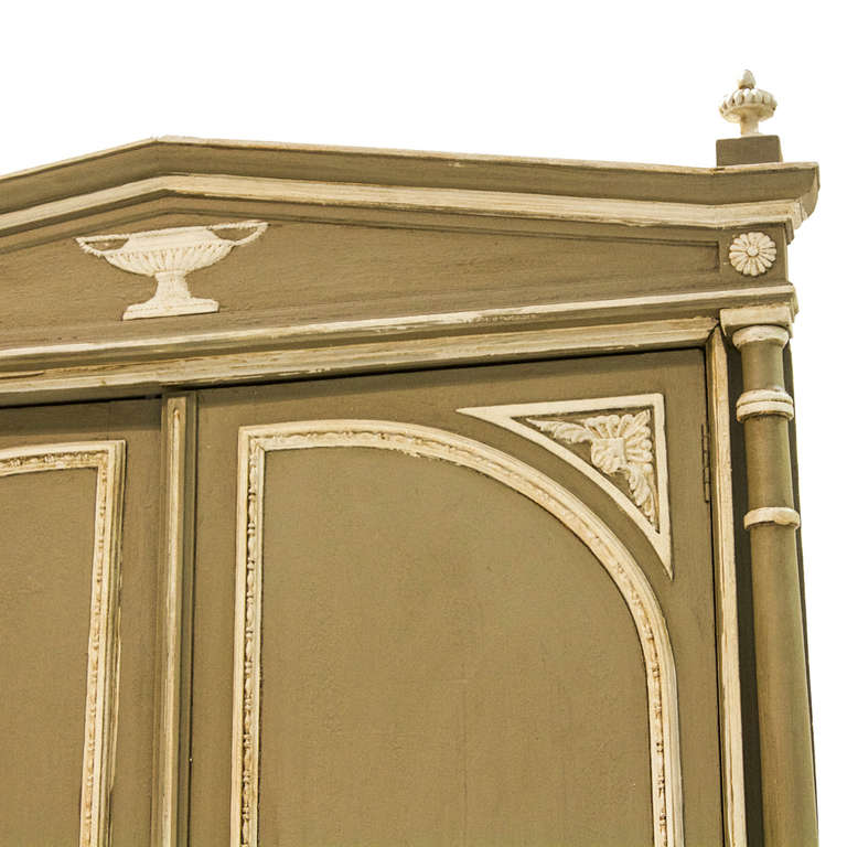 19th Century Neoclassical Style Corner Cabinet 2