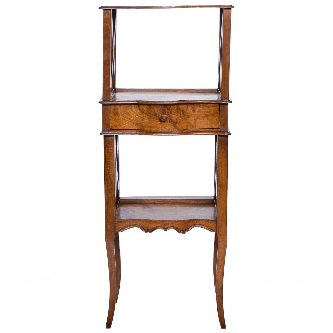 Provincial Walnut Standing Etagere from the 19th Century For Sale at