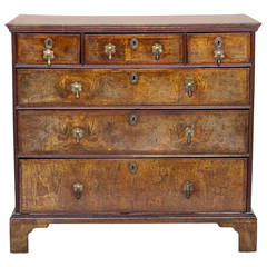 18th Century George I Walnut Chest of Drawers