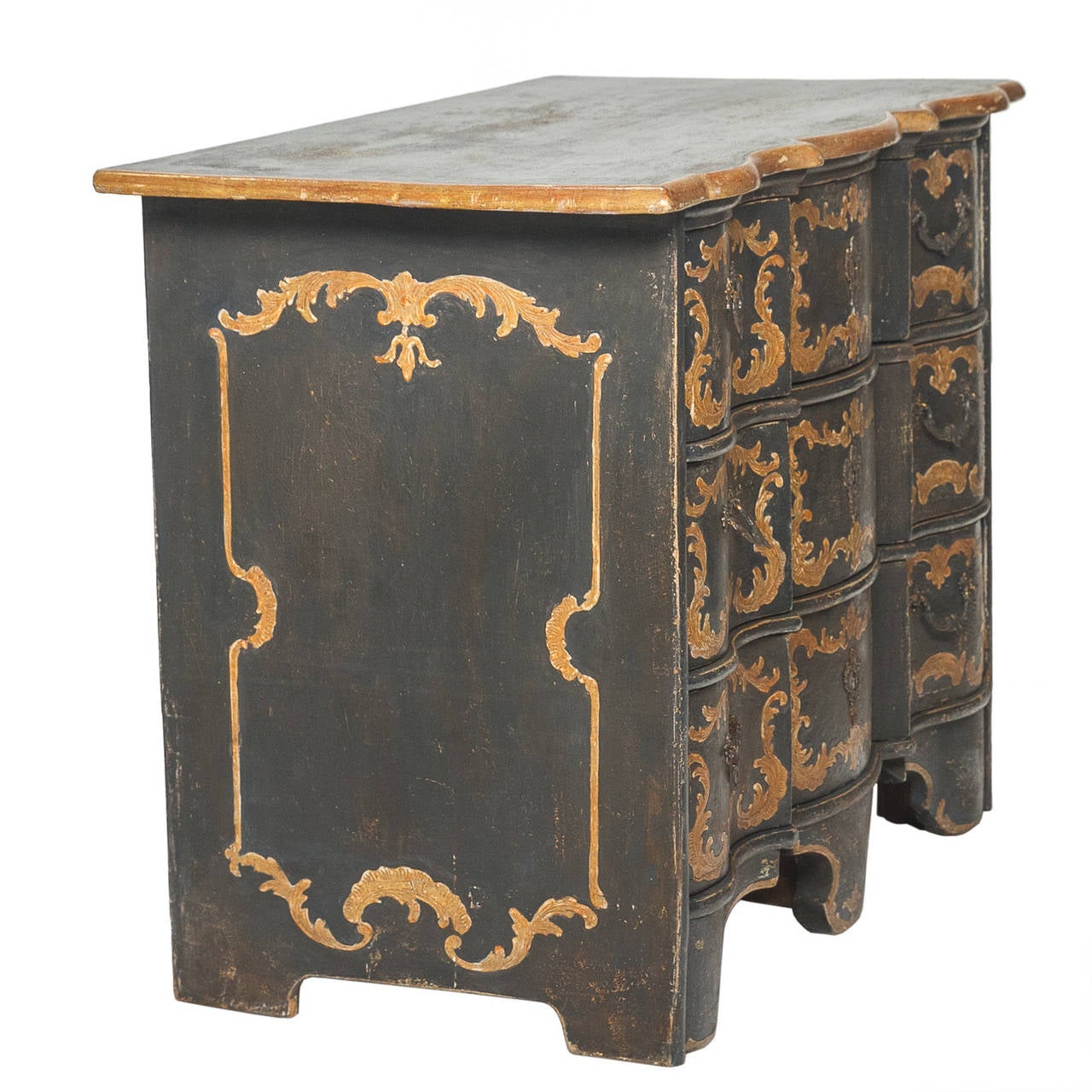 German 19th Century Continental Painted Commode
